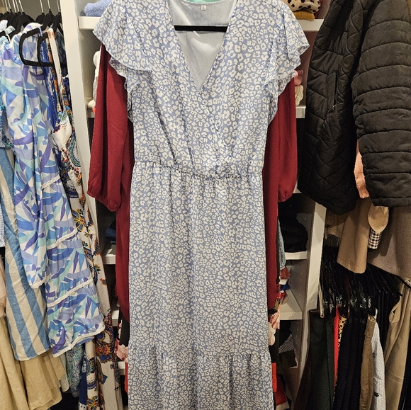 Pretty blue dress xl - Picture 2 of 4